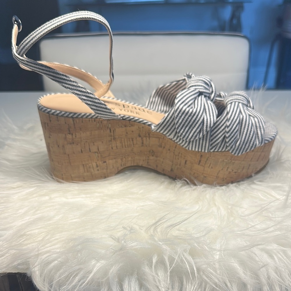 Striped Platform Sandals